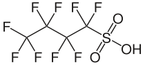 Perfluorobutanesulfonic acid.svg