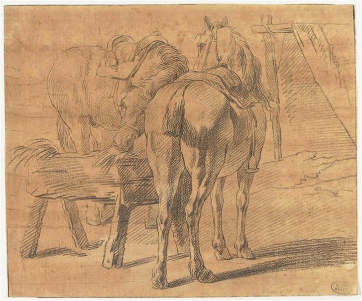 File:Pieter van Bloemen - Two Horses.jpg