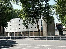 Façade extérieur du palais des sports du Prado