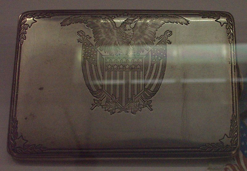 File:President Benjamin Harrison's Cigarette Case 2.JPG