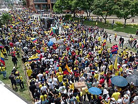 الاحتجاجات الكولومبية 2021