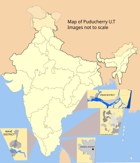 Karaikal district District of Puducherry in India