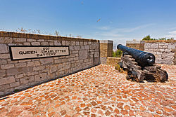 Queen Charlotte's Battery at the Moorish Castle. Queen Charlottes Battery.jpg