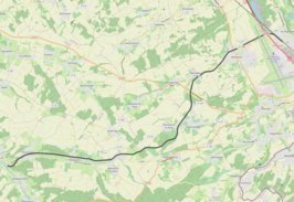 Spoorlijn Waldighoffen - Saint-Louis La Chaussée op de kaart