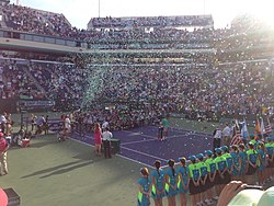 Rafael Nadal à Indian Wells 2013.