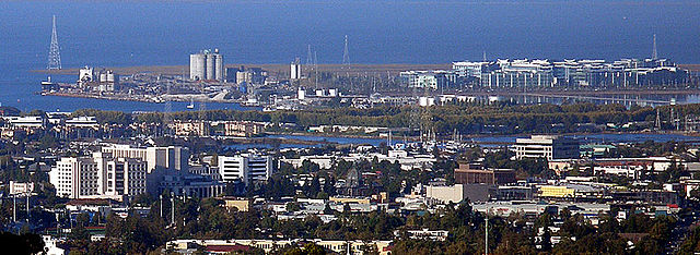 The skyline of downtown Redwood City