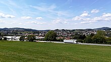 Lage der Stadt Regen