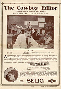 Dépliant pour le COWBOY EDITOR, 1913.jpg