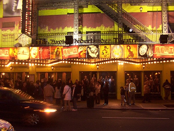 Rent at David Nederlander Theatre in Manhattan, New York City