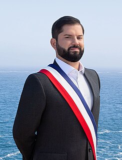 Gabriel Boric President of Chile since 2022