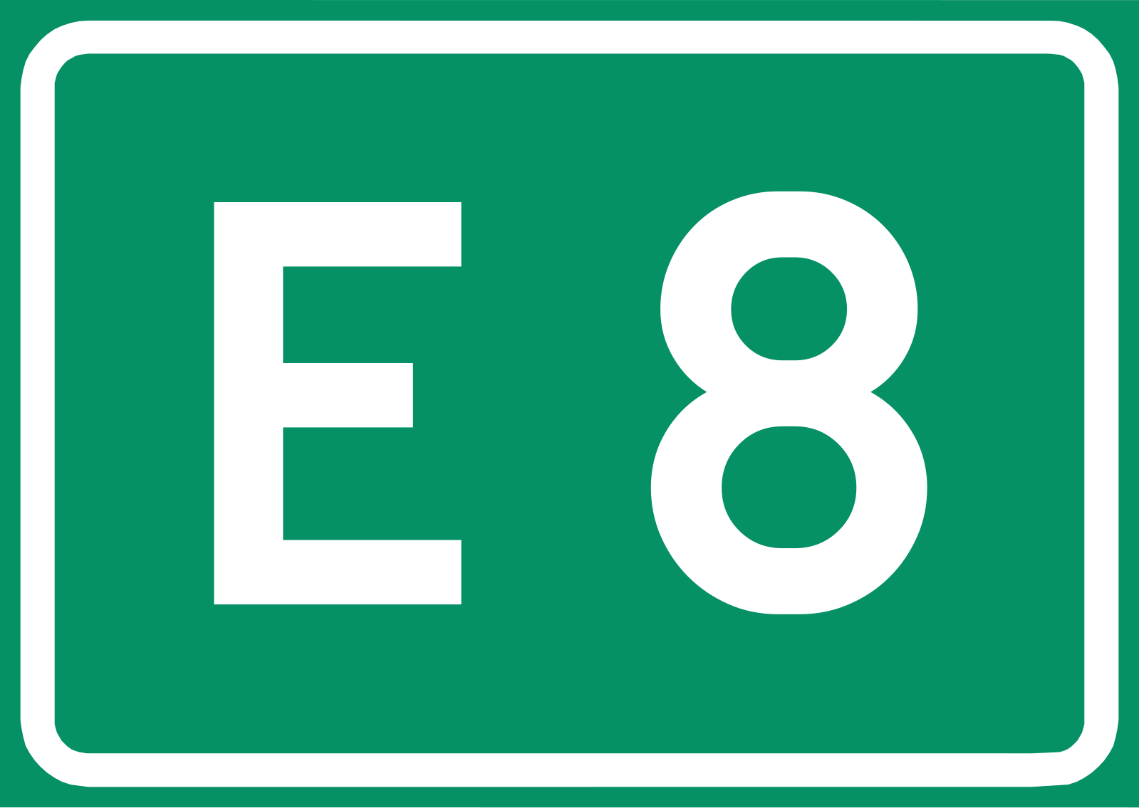 E eight. E8. 8e8. Картинка e8. Трасса e69.