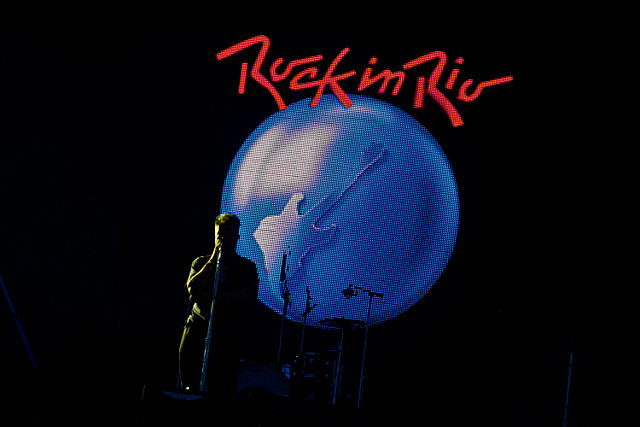 Rock in Rio logo before a concert