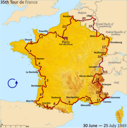 Route van de Tour de France van 1948.png