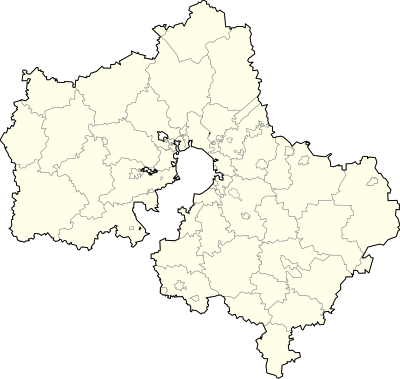 Liggingkaart Moskou-oblast