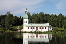 Kyrkan sedd från sydväst