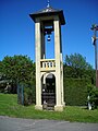 Zvonička v Polesí, části obce Rynoltice, okres Liberec.