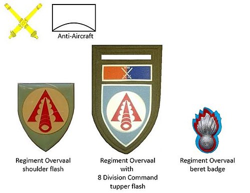 SADF era Regiment Overvaal insignia SADF era Regiment Overvaal insignia.jpg