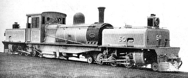 Beyer, Peacock & Company works photo of SLGR Garratt locomotive no. 50, taken in 1926