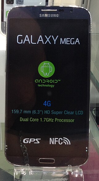 <span class="mw-page-title-main">Samsung Galaxy Mega</span> 2013 Android smartphone