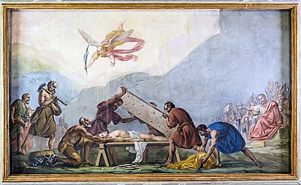 Le martyre de saint Daniel Sebastiano Santi
