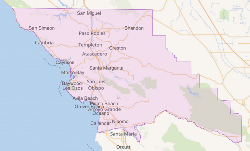 File:San Luis Obispo County Travel Map.png