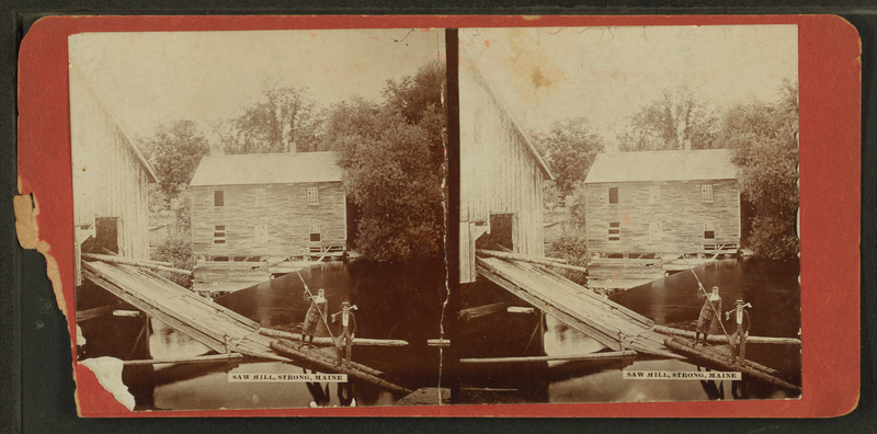 File:Saw mill, Strong, Maine, from Robert N. Dennis collection of stereoscopic views.png