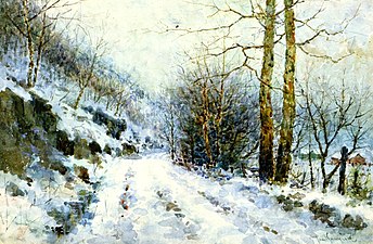 Winter Road, vers 1900
