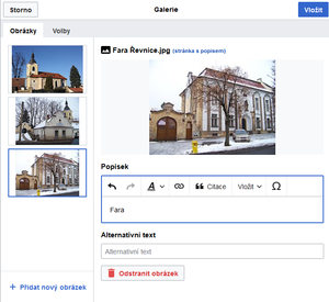 obrázky Ve Vizuálním Editoru