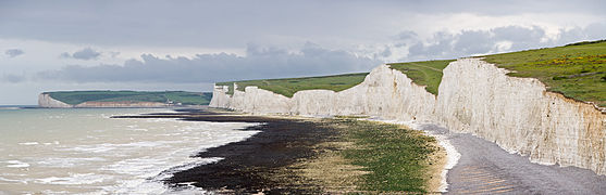 Seven Sisters Panorama, East Sussex, England