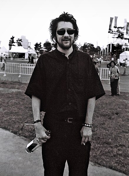 MacGowan at the WOMAD festival, Yokohama, 1991