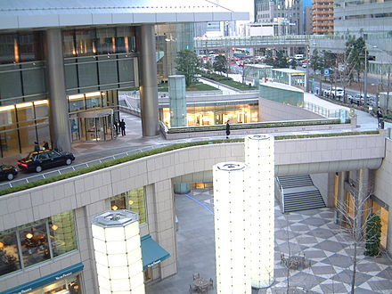 Shiodome City Center underground in Minato, Tokyo, Japan