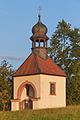 Die Siebenschläferkapelle bei Weyhers im August 2016 in der Abendsonne