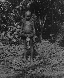 Sjoerd Hofstra: A boy in Poro outfit. Panguma, Sierra Leone, 1936 SierraLeone Hofstra 087 (cropped).jpg