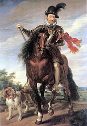 Sigismund III Vasa enjoyed a long reign, but his actions against religious minorities, expansionist ideas and involvement in dynastic affairs of Sweden, destabilized the Commonwealth. Sigismund at horse.jpg