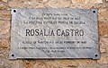 Sign of the 1900 in the Rosalía de Castro Museum in Iria Flavia, Padrón, Galicia, Spain.jpg