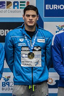 Simone Sabbioni Italian swimmer