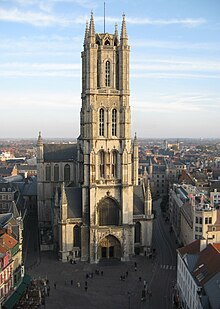 Sint-Baafskathedraal (Aziz Bavo Katedrali) Ghent Belçika October.jpg