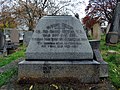 Sir Edwin Hughes grave, Plumstead Cemetery.jpg