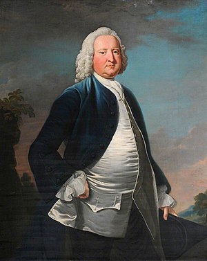 Welsh Tory Sir Watkin Williams-Wynn; his blue coat was a colour often worn by Jacobite sympathisers