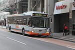 SmartBus (Transdev) number 736 (1736AO) Mercedes Benz O405NH on route 908 in Lonsdale St, 2013.JPG