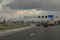 Ter hoogte van Roelofarendsveen richting Amsterdam (2020)