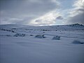 Dartmoor was blanketed with deep snow