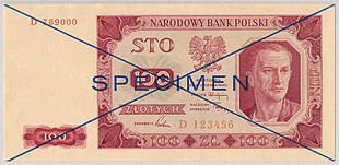 Specimen 100 złotych 1948 awers.jpg
