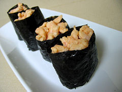 Western spicy shrimp roll (スパイシー海老ロール)