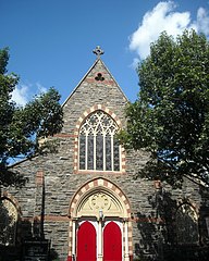 Facade of St. Luke's Episcopal Church at 15th and Church streets, NW