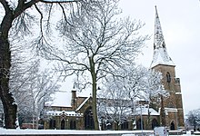 St James' Church, Gorton. St James Church Gorton Winter.jpg