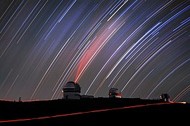 Stars above Gemini North, the northern-hemisphere-based half of the international Gemini Observatory[22]