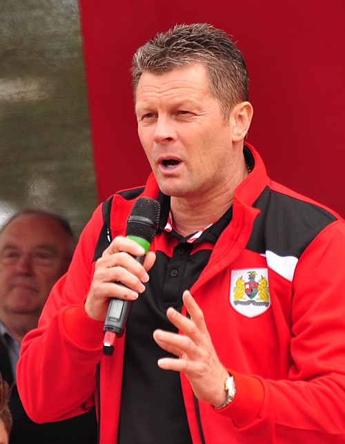 Cotterill as manager of Bristol City in 2015