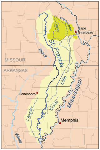 <span class="mw-page-title-main">Little River (St. Francis River tributary)</span> River in Arkansas, United States