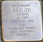 Stolperstein Julie Loeb Bruchsal.jpg